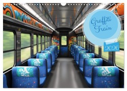 Cover-Bild zum Titel 'Graffiti Train (Wandkalender 2026 DIN A3 quer), CALVENDO Monatskalender' von 'Stanley Hinz'