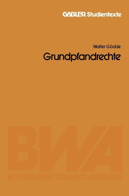 Grundpfandrechte - Walter Gödde