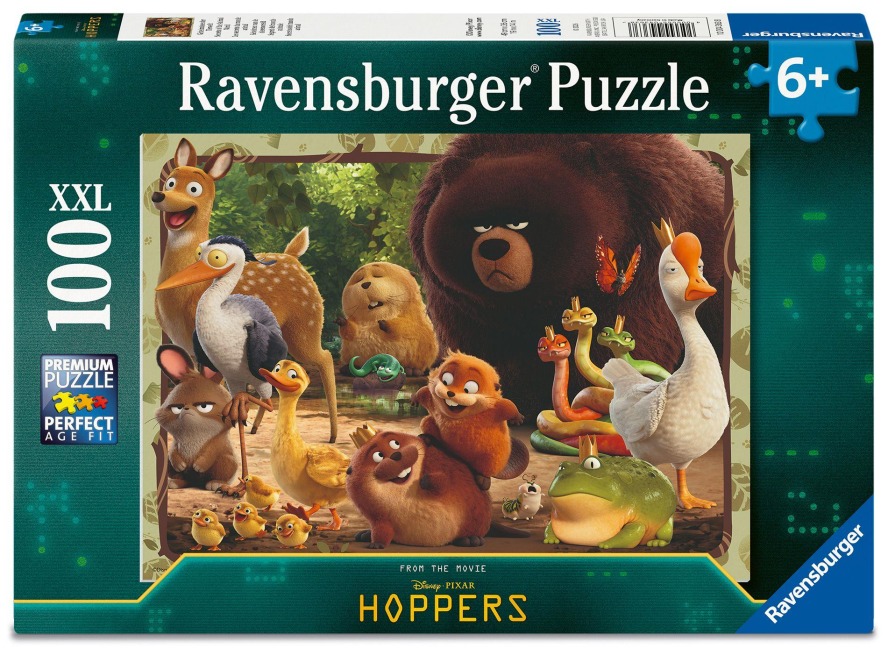 Kinderpuzzle 100 XXL Teile - Geheimnisse der Tierwelt - 