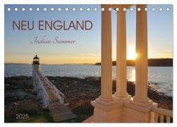 Neu England, Indian Summer (Tischkalender 2025 DIN A5 quer), CALVENDO Monatskalender - Christian Heeb