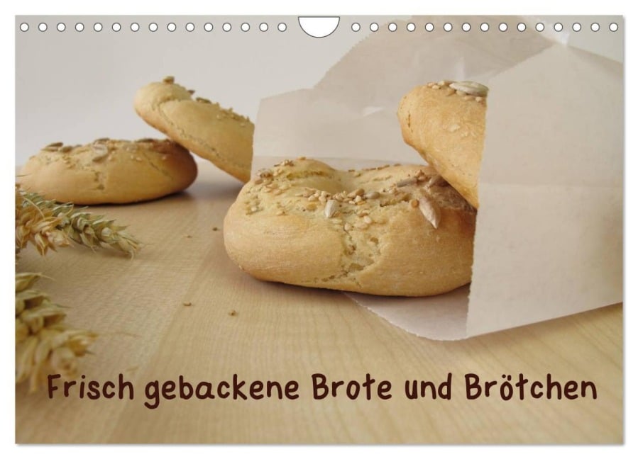 Frisch gebackene Brote und Brötchen (Wandkalender 2025 DIN A4 quer), CALVENDO Monatskalender - Heike Rau