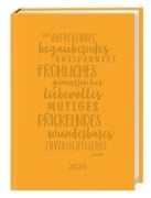 Cover-Bild zum Titel 'Kalenderbuch A6 gelb 2026' von ''
