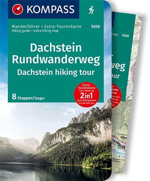 KOMPASS Wanderführer Dachstein-Rundwanderweg, 8 Etappen - 