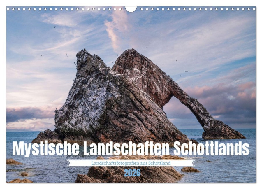 Mystische Landschaften Schottlands (Wandkalender 2026 DIN A3 quer), CALVENDO Monatskalender - Mario Koch Fotografie