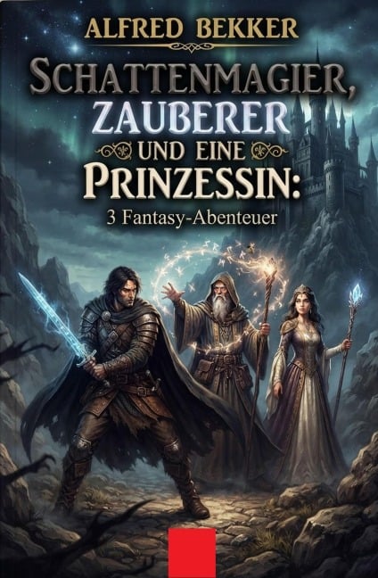 Schattenmagier, Zauberer und eine Prinzessin: 3 Fantasy-Abenteuer - Alfred Bekker