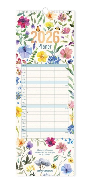 Paarplaner 2026 Floral - 