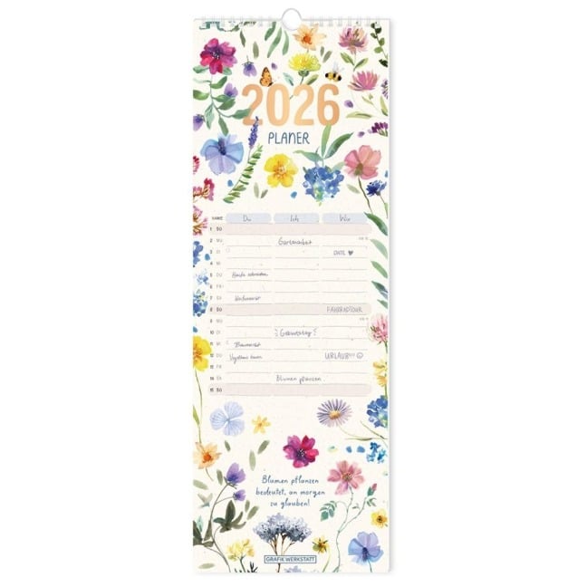 Paarplaner 2026 Floral - 