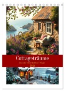 Cottageträume - Ein Jahr voller ländlicher Magie (Tischkalender 2026 DIN A5 hoch), CALVENDO Monatskalender - Bianca Mehruns