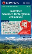 Cover-Bild zum Titel 'KOMPASS Wanderkarte 30 Saalfelden, Saalbach-Hinterglemm, Zell am See 1:50.000' von ''