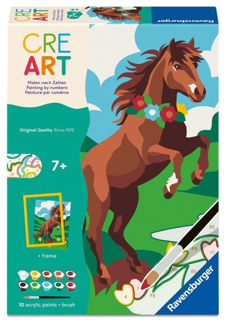 CreArt Kinder - Aufsteigendes Blumenpferd - 