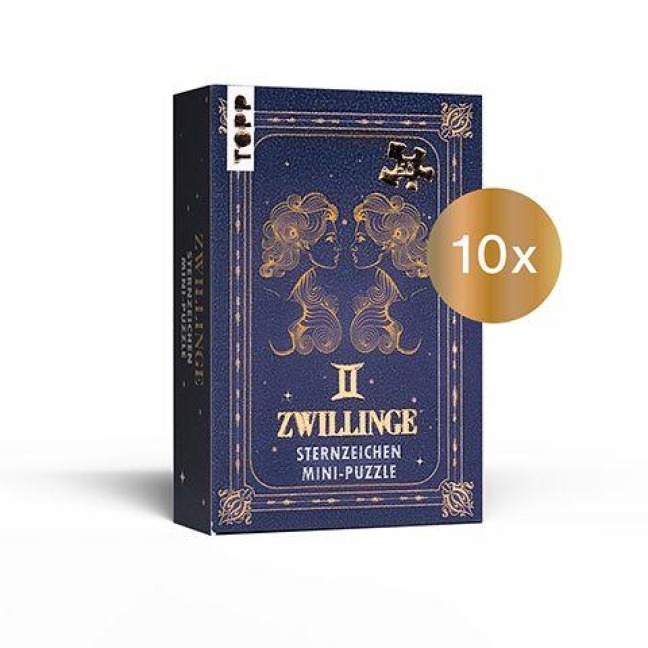 Nachfüllset: Sternzeichen Mini-Puzzle Zwillinge 10 St. - 