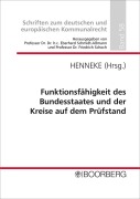 Cover-Bild zum Titel 'Funktionsfähigkeit des Bundesstaates und der Kreise auf dem Prüfstand' von ''