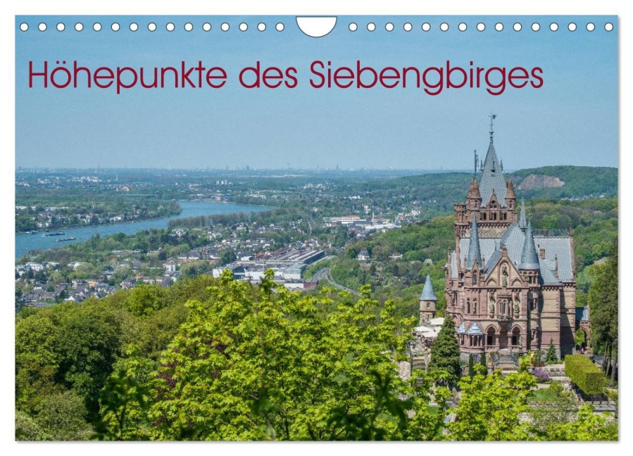 Höhepunkte des Siebengebirges (Wandkalender 2026 DIN A4 quer), CALVENDO Monatskalender - Thomas Leonhardy