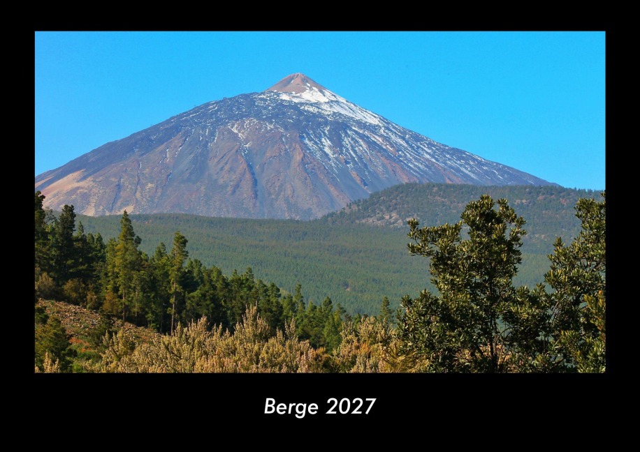 Berge 2027 Fotokalender DIN A3 - Tobias Becker