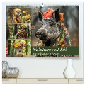 Waldtiere mit Stil. Tierische Trendsetter in der Natur (hochwertiger Premium Wandkalender 2025 DIN A2 quer), Kunstdruck in Hochglanz - Rose Hurley