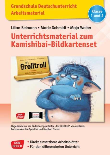 Grundschule Deutschunterricht. Unterrichtsmaterial zum Kamishibai-Bildkartenset: Der Grolltroll - Lilian Belmann, Maja Walter, Marle Schmidt