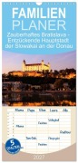 Cover-Bild zum Titel 'Familienplaner 2027 - Zauberhaftes Bratislava - Entzückende Hauptstadt der Slowakai an der Donau mit 5 Spalten (Wandkalender, 21 x 45 cm) CALVENDO' von 'Drachenkind-Fotografie Drachenkind-Fotografie'