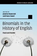 Binomials in the History of English - 