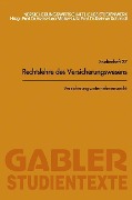Cover-Bild zum Titel 'Versicherungsunternehmensrecht' von 'Reimer Schmidt'