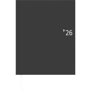 Cover-Bild zum Titel 'Wochenbuch anthrazit 2026 - Bürokalender 21x26,5 cm - 1 Woche auf 2 Seiten - 128 Seiten - mit Fadensiegelung - Leinenoptik - Notizbuch - 732-2621' von ''
