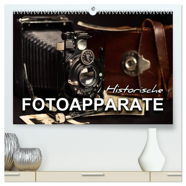 Historische Fotoapparate (hochwertiger Premium Wandkalender 2026 DIN A2 quer), Kunstdruck in Hochglanz - Renate Bleicher