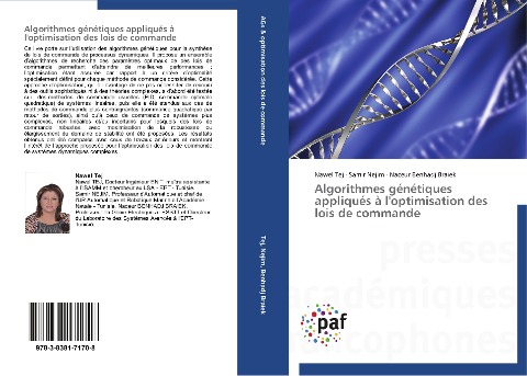 Algorithmes génétiques appliqués à l'optimisation des lois de commande - Nawel Tej, Samir Nejim, Naceur Benhadj Braiek