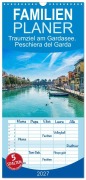 Cover-Bild zum Titel 'Familienplaner 2027 - Traumziel am Gardasee. Peschiera del Garda mit 5 Spalten (Wandkalender, 21 x 45 cm) CALVENDO' von 'Tina Rabus'