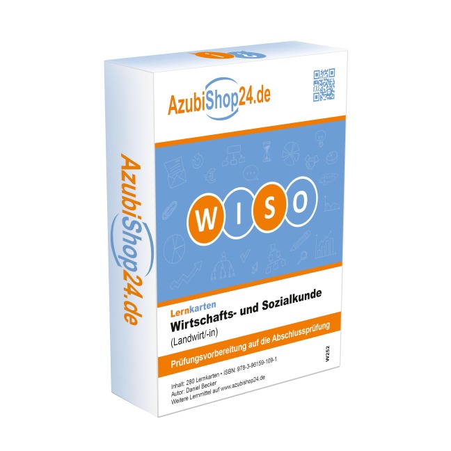 AzubiShop24.de Basis-Lernkarten Wirtschafts- und Sozialkunde (Landwirt-in) - Michaela Rung-Kraus