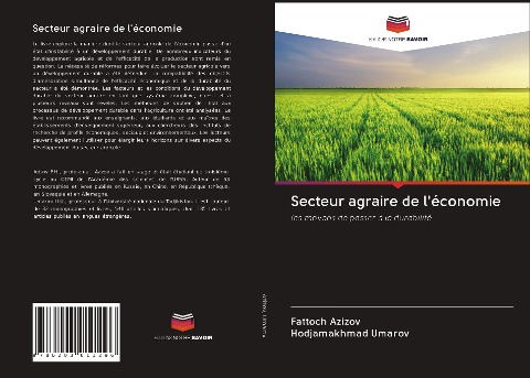 Secteur agraire de l'économie - Fattoch Azizov, Hodjamakhmad Umarov