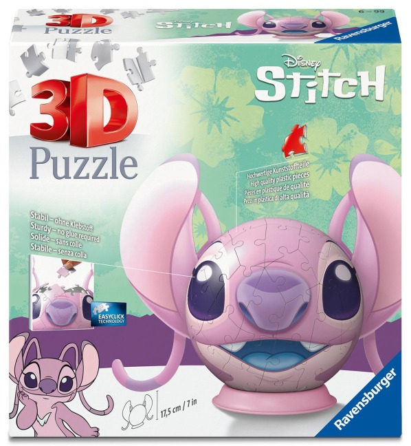 3D Puzzle-Ball Disney Stitch - Angel - 
