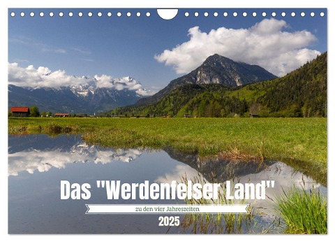 Werdenfelser Land (Wandkalender 2025 DIN A4 quer), CALVENDO Monatskalender - Andreas Müller Fotografie