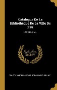 Cover-Bild zum Titel 'Catalogue De La Bibliothèque De La Ville De Pau' von 'Louis Soulice'