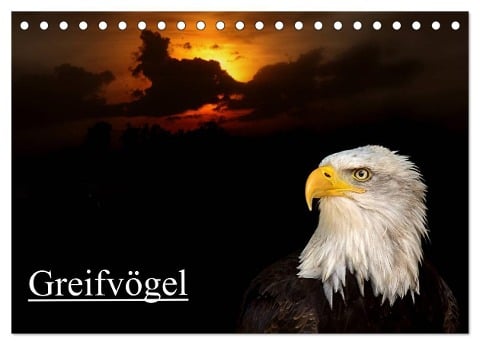 Greifvögel (Tischkalender 2024 DIN A5 quer), CALVENDO Monatskalender - Arno Klatt