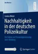 Cover-Bild zum Titel 'Nachhaltigkeit in der deutschen Polizeikultur' von 'Louisa Meier'