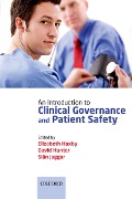 Cover-Bild zum Titel 'An Introduction to Clinical Governance and Patient Safety' von ''