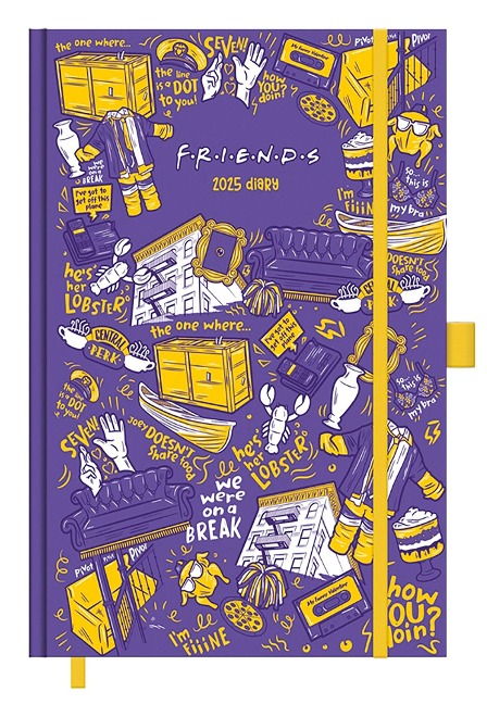 Friends Taschenkalender 2025 14,5 x 21,5 cm - 