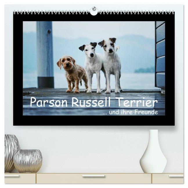 Parson Russell Terrier (hochwertiger Premium Wandkalender 2026 DIN A2 quer), Kunstdruck in Hochglanz - Kathrin Köntopp