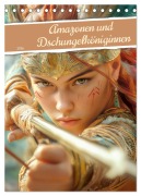 Cover-Bild zum Titel 'Amazonen und Dschungelköniginnen (Tischkalender 2026 DIN A5 hoch), CALVENDO Monatskalender' von 'Liselotte Brunner-Klaus'