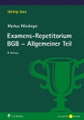 Cover-Bild zum Titel 'Examens-Repetitorium BGB-Allgemeiner Teil' von 'Markus Würdinger'