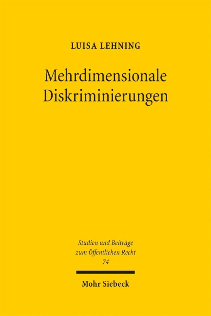 Mehrdimensionale Diskriminierungen - Luisa Lehning