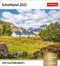 Schottland Sehnsuchtskalender 2025 - Wochenkalender mit 53 Postkarten - Patrick Frischknecht