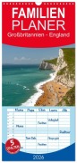 Cover-Bild zum Titel 'Familienplaner 2026 - Großbritannien - England mit 5 Spalten (Wandkalender, 21 x 45 cm) CALVENDO' von 'Peter Schickert'