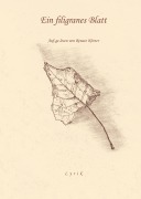 Cover-Bild zum Titel 'Ein filigranes Blatt' von 'Renate Körner'