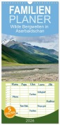 Cover-Bild zum Titel 'Familienplaner 2026 - Wilde Bergwelten in Aserbaidschan mit 5 Spalten (Wandkalender, 21 x 45 cm) CALVENDO' von 'Sabine Reuke'