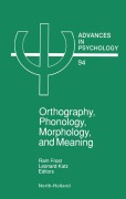 Cover-Bild zum Titel 'Orthography, Phonology, Morphology and Meaning' von ''