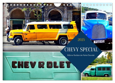 CHEVY SPECIAL - Oldtimer Raritäten der Marke Chevrolet (Wandkalender 2025 DIN A4 quer), CALVENDO Monatskalender - Henning von Löwis of Menar