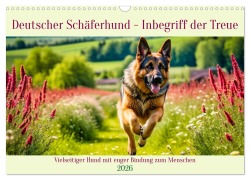 Cover-Bild zum Titel 'Deutscher Schäferhund - Inbegriff der Treue (Wandkalender 2026 DIN A3 quer), CALVENDO Monatskalender' von 'Claudia Kleemann'