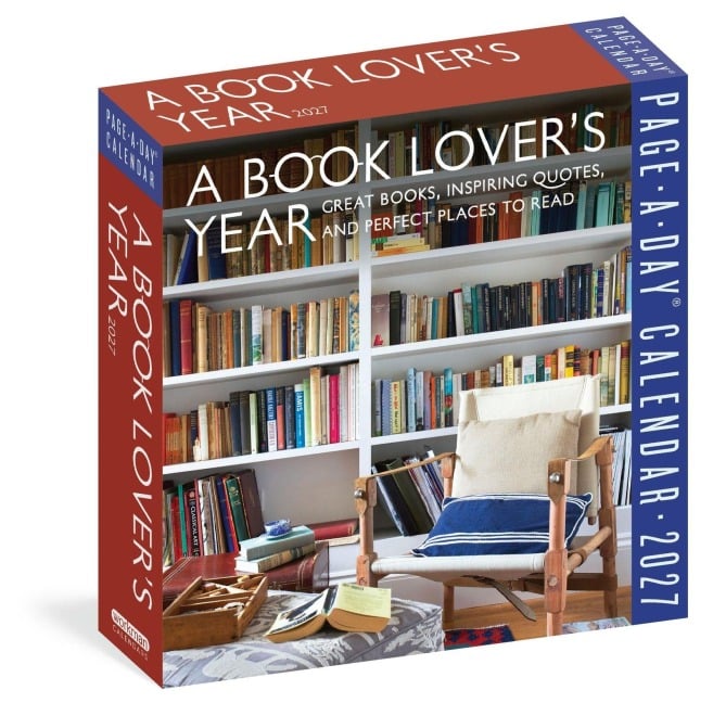 A Book Lover's Year Page-A-Day® Calendar 2027 - Workman Calendars