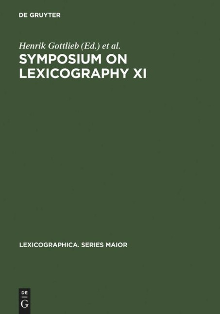 Symposium on Lexicography XI - 
