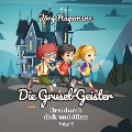 Cover-Bild zum Titel 'Die Grusel-Geister (Drei durch dick und dünn, Folge 2)' von 'Jörg Hagemann'